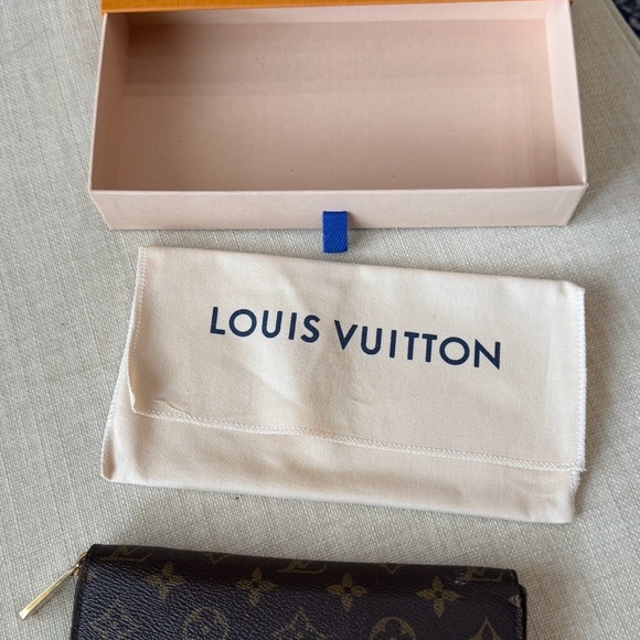 Louis Vuitton Monogram Wallet  in Brown and Gold